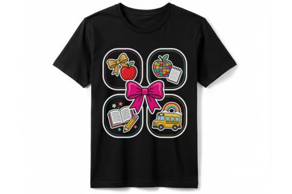 Cute School Coquette Bow T-Shirt Graphics