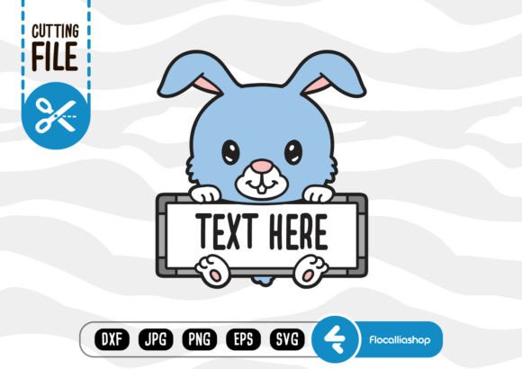 Forest Creature Board SVG: Rabbit Graphics for Crafts