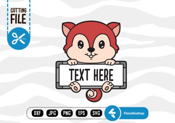 Forest Creature Board SVG: Squirrel Graphics for Crafts