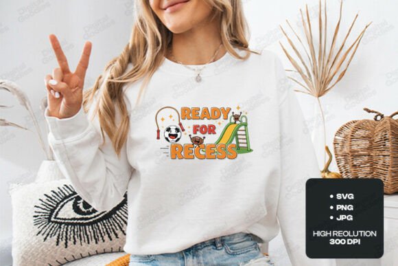 Ready for Recess Kids Design: Graphics & T-Shirt Designs